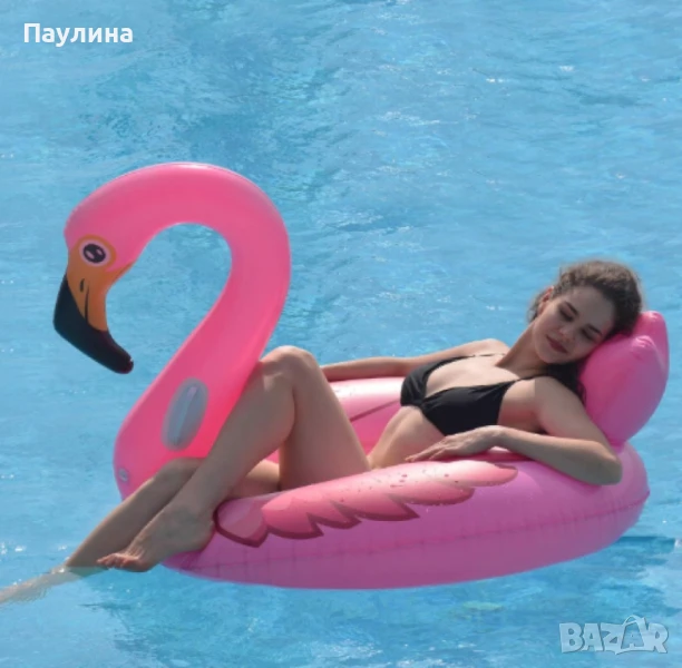 Надуваемо фламинго, 115х115см, снимка 1