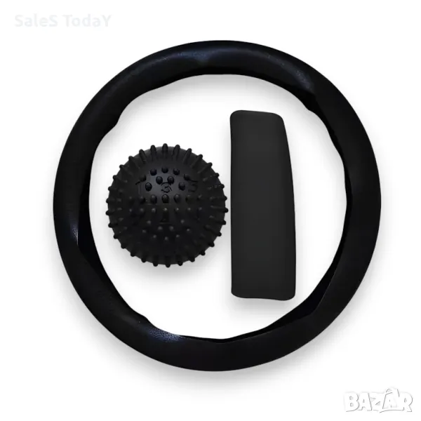 Силиконов калъф за волан+ калъф за скоростен лост и лост за ръчна спирачка, снимка 1