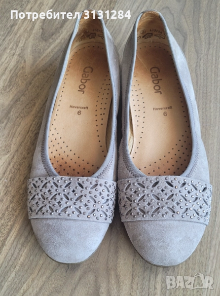 Gabor женски обувки от истински велур 38 р Германия, снимка 1