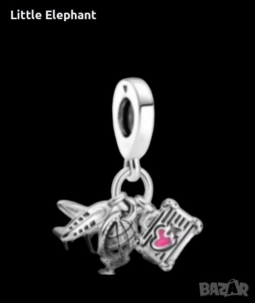 Сребърен висящ елемент Пандора"Ваканция"/нов, снимка 1