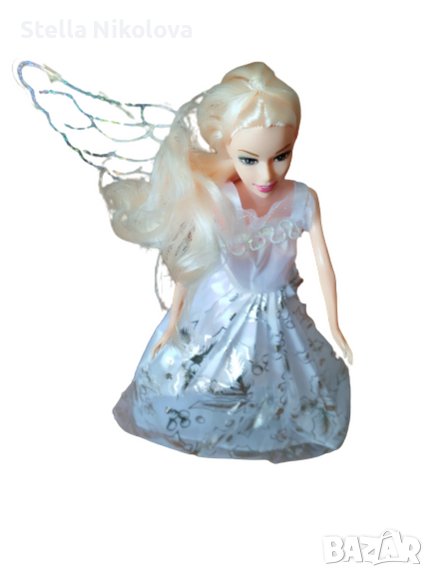 Играчка Танцуваща кукла с крила-светеща и музикална, снимка 1