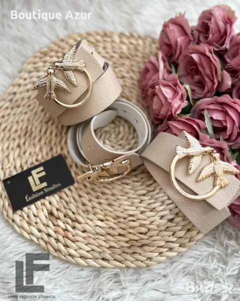 Кoлан LFS Birds Nude  pinko, снимка 1