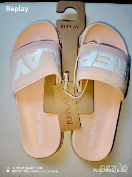 Дамски чехли Replay , снимка 1