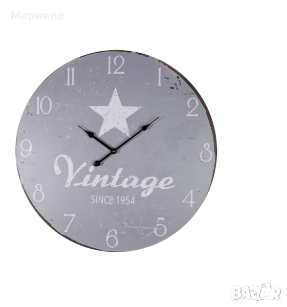 Винтидж Часовник за Стена 58см / Стенен часовник в ретро стил, снимка 1