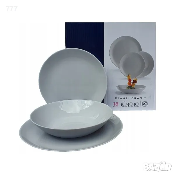 сервизи Luminarc 18 чинии сервиз, снимка 1