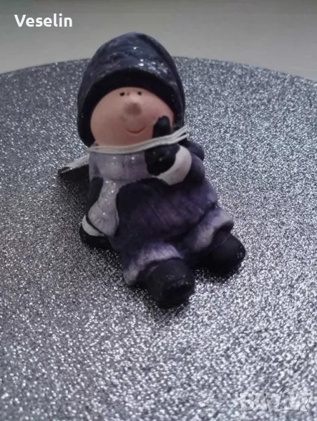 Коледна керамична фигурка , снимка 1