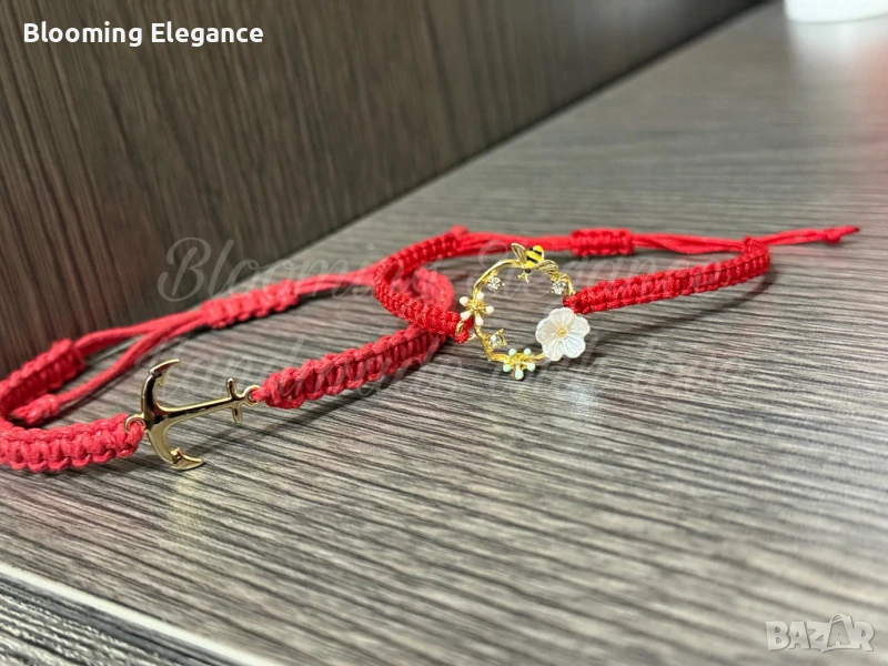 Дамска и мъжка гривна с послание, снимка 1