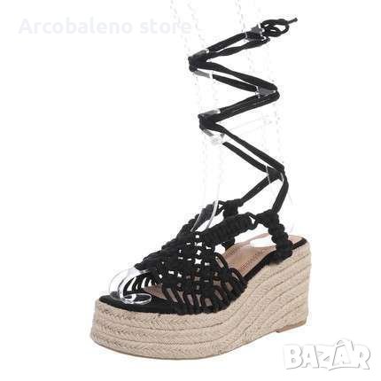Дамски сандали на клин  , снимка 1