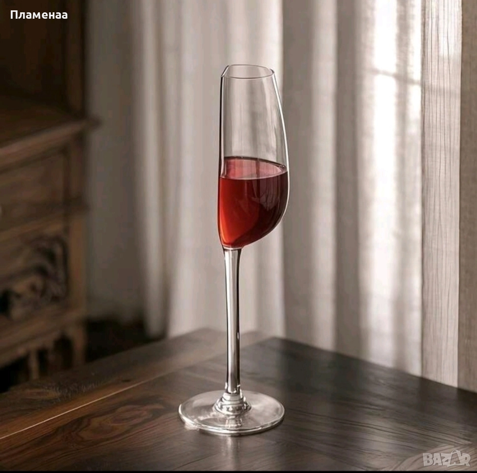 Половин чаша за вино – нова, оригинален дизайн, снимка 1