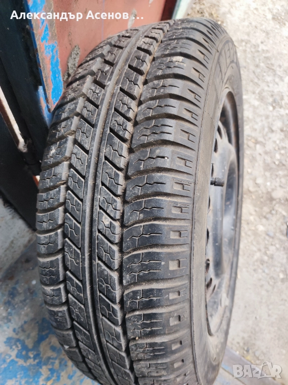Гума с джанта 14 цола от резервна за Опел, снимка 1