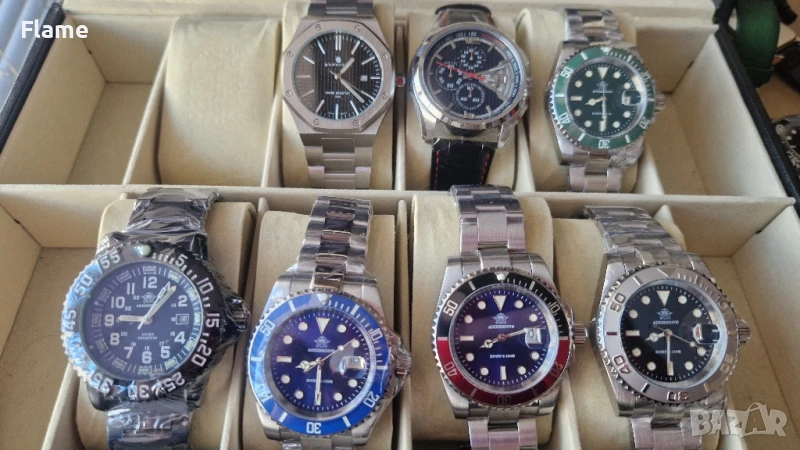 Колекция Часовници дайвър официален нови мъжки водоустойчиви с кутии и гаранция, снимка 1