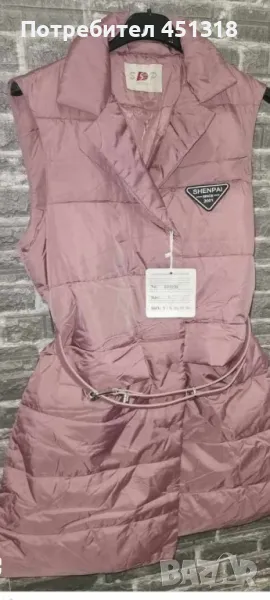 Дамски дълъг елек, снимка 1