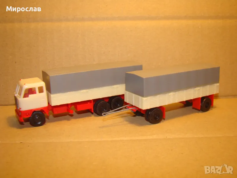 IGRA? H0 1/87 VOLVO F 89 КАМИОН TIR МОДЕЛ КОЛИЧКА ВЛЕКАЧ, снимка 1