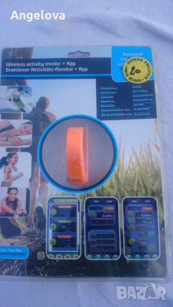 Фитнес гривна wireless activity tracker bluetooth health watch, снимка 1