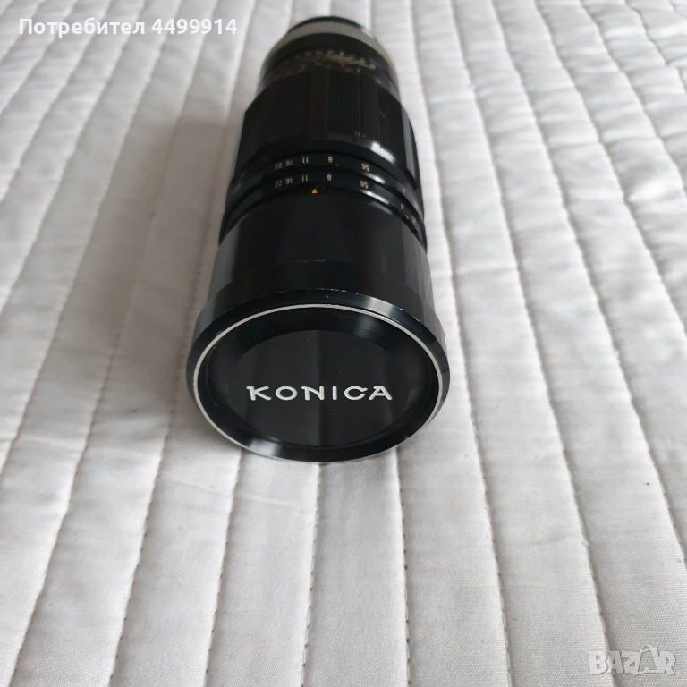 Обектив Konica HEXANON 200mm F/3.5 с фиксирано фокусно, снимка 1