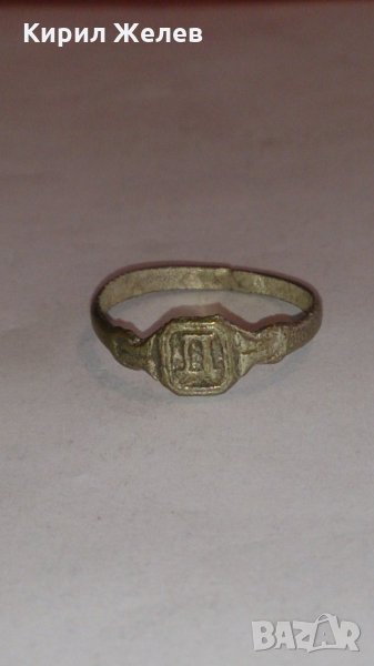Уникален стар пръстен сачан ръчна изработка -60201, снимка 1