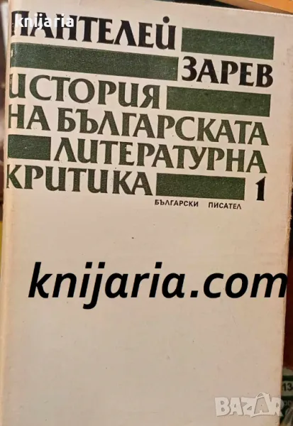 История на българската литературна критика том 1, снимка 1