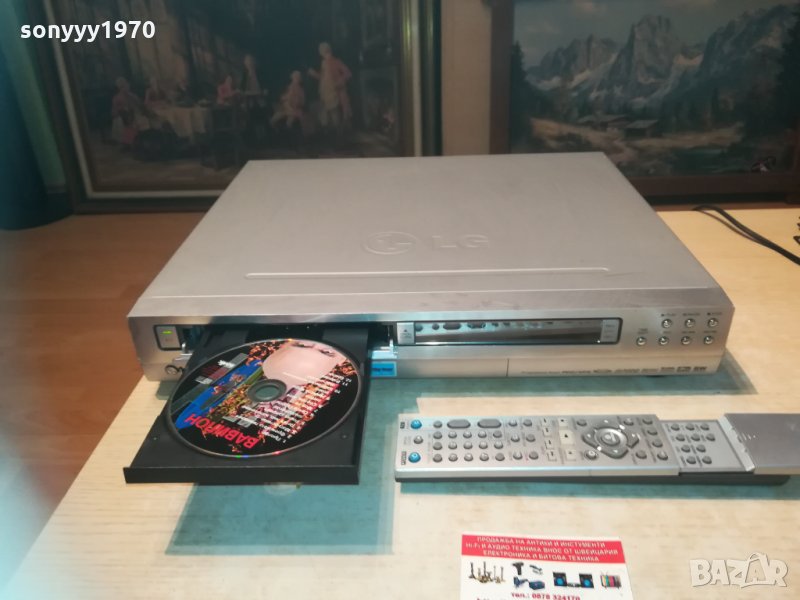 lg rh4810v hdd/dvd recorder+remote 0304211225, снимка 1