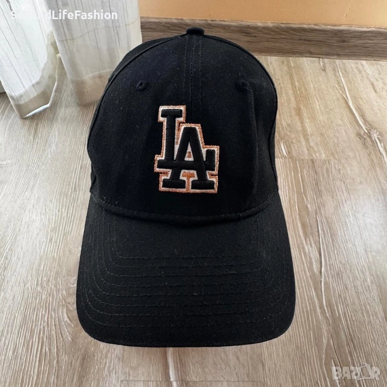 New Era Регулируема шапка Los Angeles LA Dodgers '47 Brand MLB в черно, снимка 1