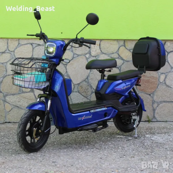 Електрическо колело-мотопед MaxMotors EBZ 14 500W/48V/12Ah, снимка 1