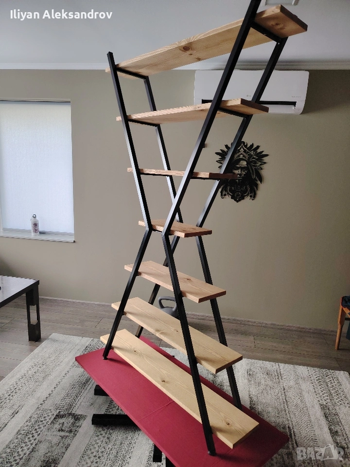 Х-образна етажерка, снимка 1