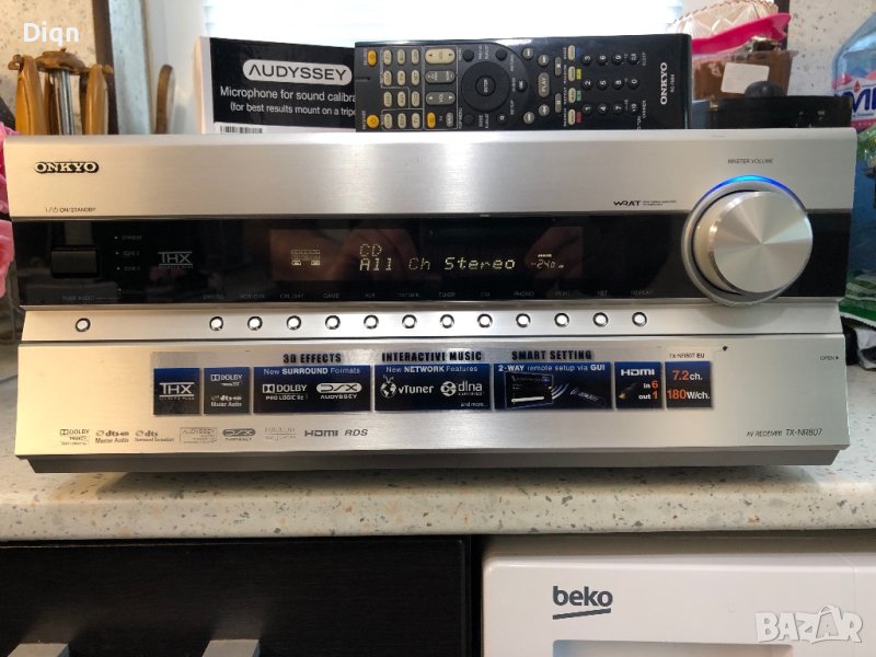 Onkyo TX-NR807, снимка 1