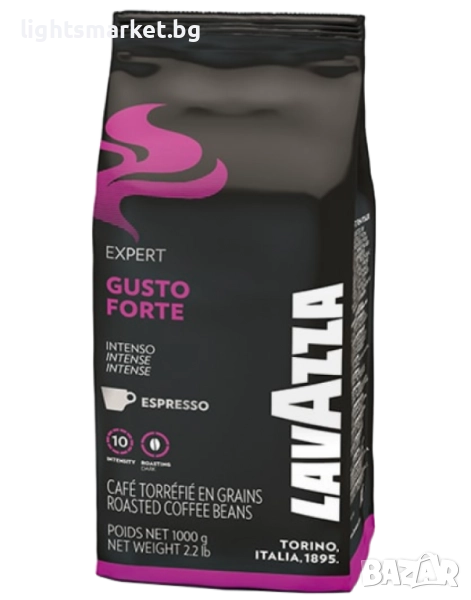 Lavazza Gusto Forte Expert 1кг кафе на зърна, снимка 1