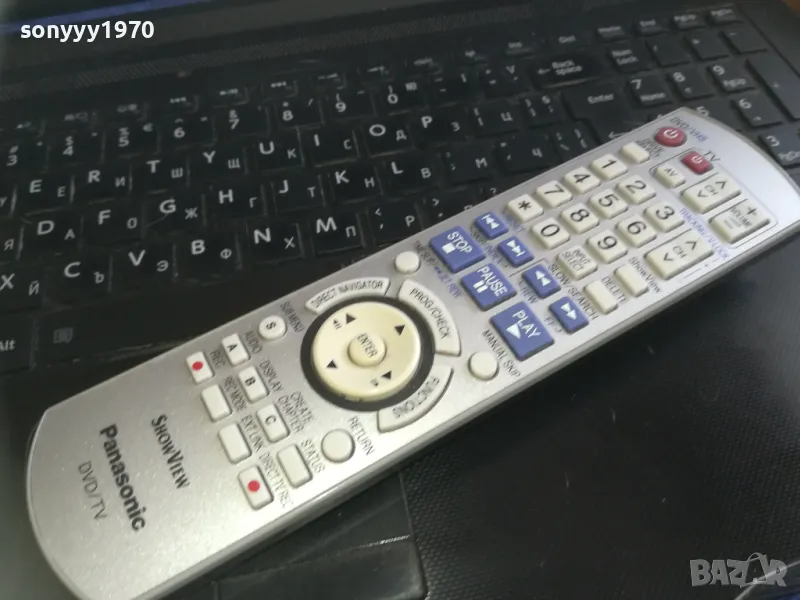 PANASONIC DVD VIDEO COMBO REMOTE 2109241818, снимка 1
