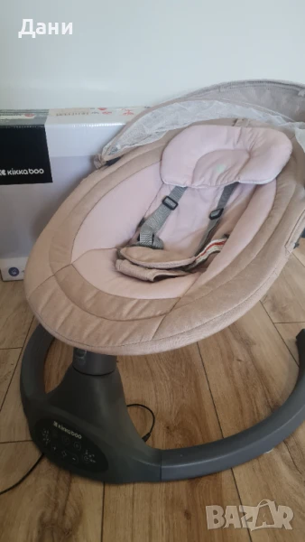 KIKKA BOO Електрическа люлка-шезлонг CODIE BEIGE, снимка 1