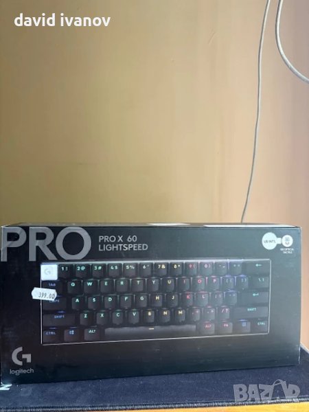 Logitech G Pro X 60 Lightspeed – неизползвана, пълен комплект, снимка 1