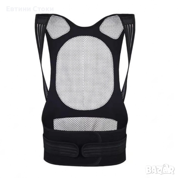 Регулируема турмалинова жилетка за правилна стойка, снимка 1