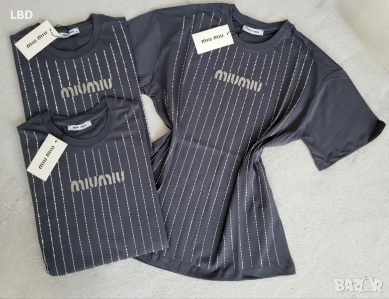 Дамски тениски овърсайз Miu Miu, снимка 1