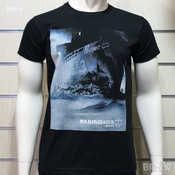 Нова мъжка тениска с дигитален печат на музикалната група RAMMSTEIN - Rosenrot, снимка 1