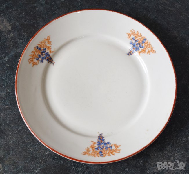 Стар български порцелан чиния Изида, снимка 1