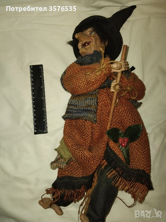 Продавам колекционерска кукла на Баба Яга, снимка 1