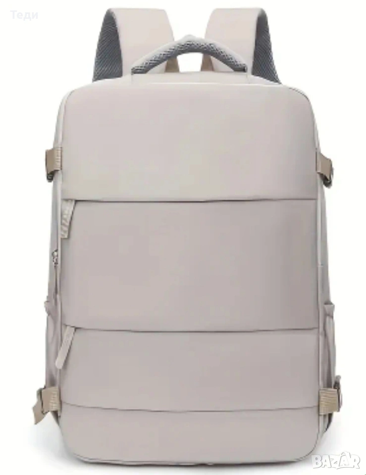 Компактна и здрава раница за кабинен/ръчен багаж – самолет, пътуване, снимка 1