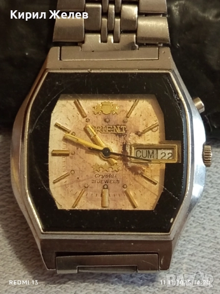 Оригинален колекционерски часовник ORIENT CRISTAL работи за ЦЕНИТЕЛИ 51557, снимка 1