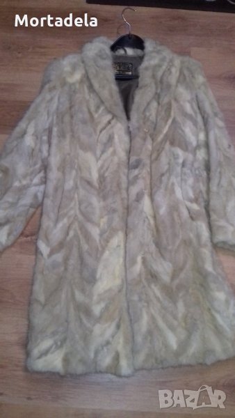 Дамско палто естествен косъм, снимка 1
