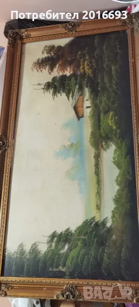 Голяма картина масло-платно, снимка 1