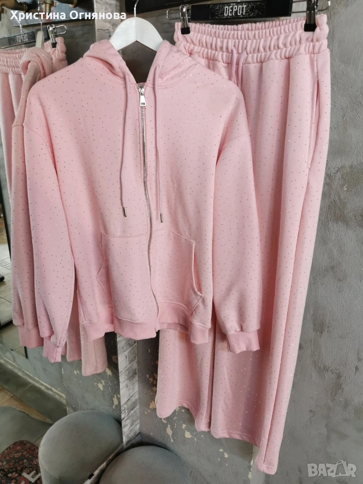 Комплект от плътен 100% триконечен памук Камъчета S, M, L размер, снимка 1