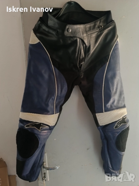 Кожен мото панталон Alpinestars 50 , снимка 1