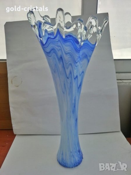 Стъклена ваза , снимка 1