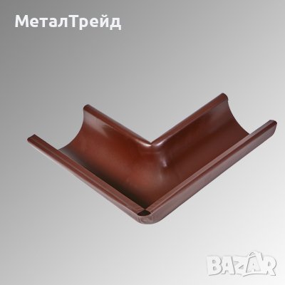 Ъгъл за улук 280мм RAL 8017 вътрешен/външен, снимка 1