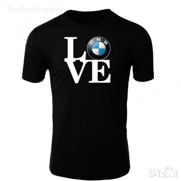Мъжка тениска BMW LOVE white, снимка 1