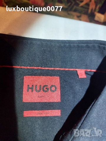 Чисто нова без етикет мъжка риза Hugo boss L, снимка 3 - Ризи - 51636243