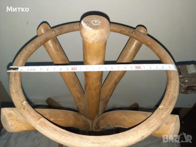 Горна и долна част за ретро Виенска вертикална дървена закачалка, снимка 12 - Антикварни и старинни предмети - 48719614