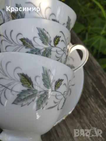 Royal Tuscan - Rondeley Наистина елегантни чаши с чинийки от тоскански костен порцелан 15 лв. за бр., снимка 3 - Антикварни и старинни предмети - 47723777