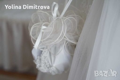 Сватбена рокля, воал и чанта, снимка 6 - Сватбени рокли - 27855228