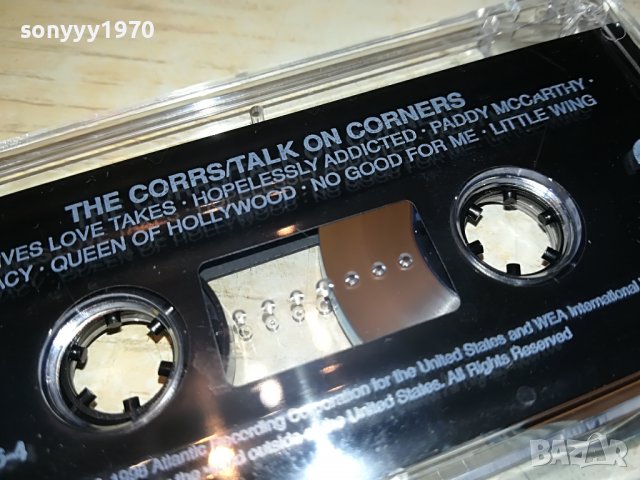 THE CORRS/TALK ON CORNERS 2008222014, снимка 15 - Аудио касети - 37752303