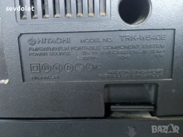 Радиокасетофон Хитачи.За ремонт,майстор,части., снимка 6 - Радиокасетофони, транзистори - 50307258